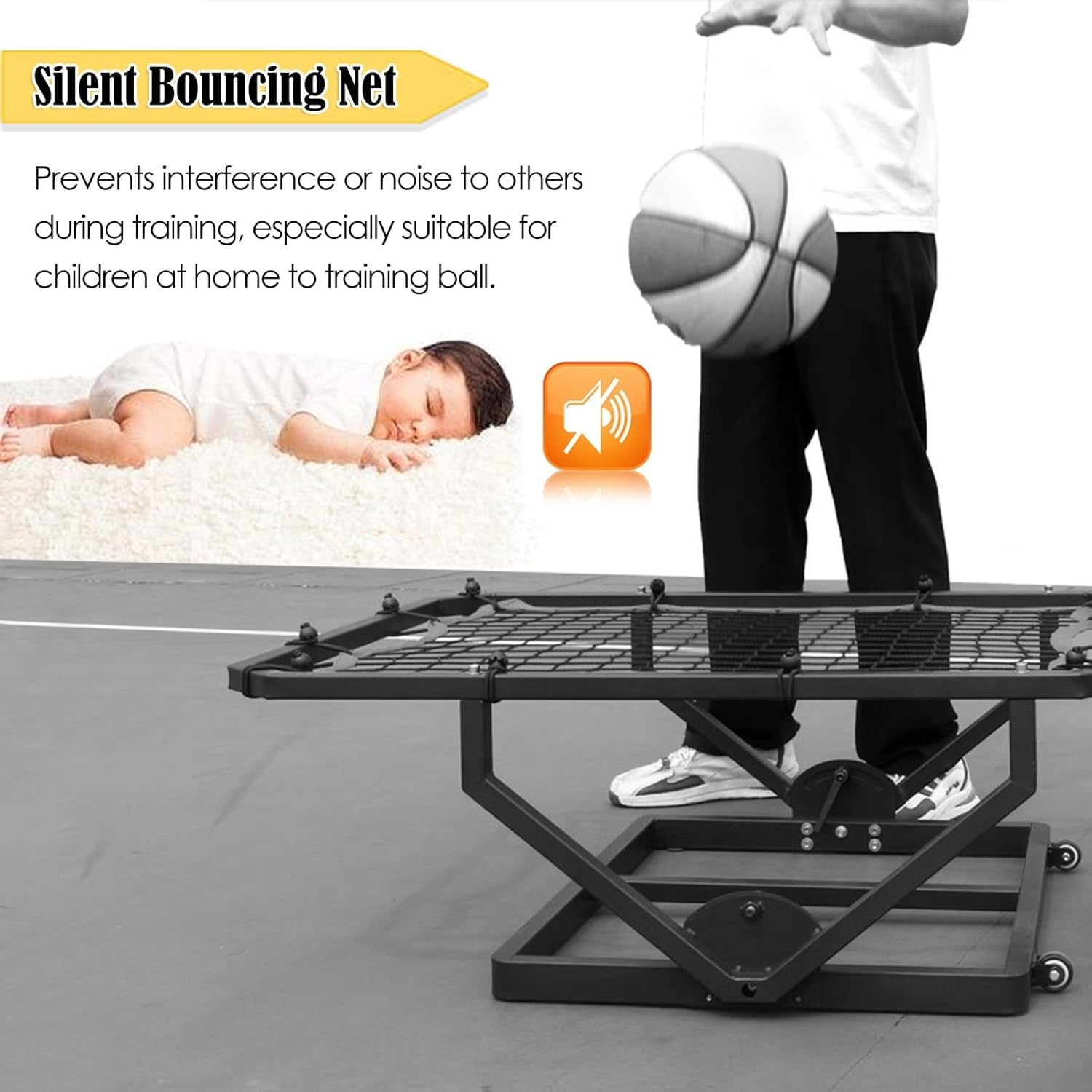 Sprzęt do treningu piłkarskiego Rebounder dla dzieci i dorosłych, stojak do ćwiczeń rzutów do koszykówki, siatkówka, piłka wodna, system odbijania piłek do worków z piaskiem