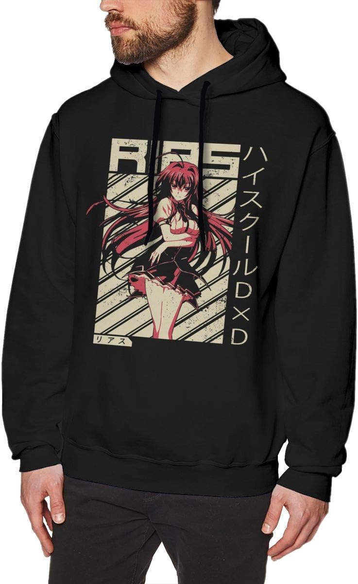 High School DxD Wifu Rias Gremory Pullover Men's Long Sleeve Sweatshirts Hoodies