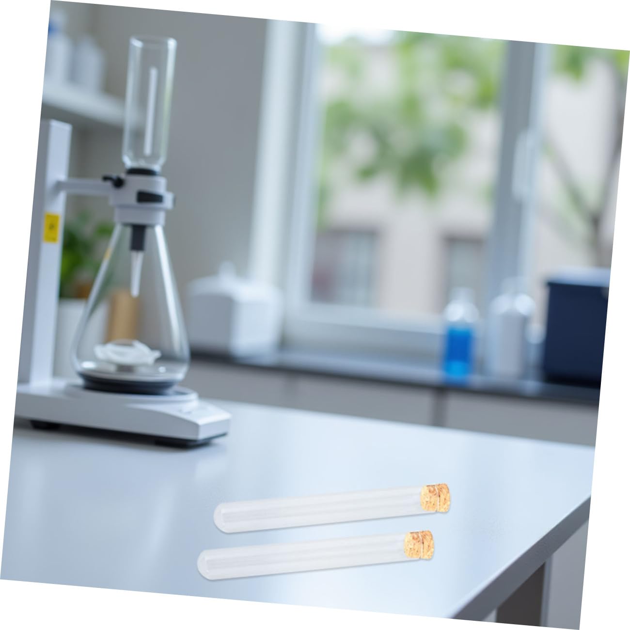 PRETYZOOM 5 Set Provette Trasparenti Accessori Per Provette Da Laboratorio Multiplo Terrarium Jar Contenitore Contenitori Per Confettata Provette Sierologiche Bicchiere 10 Pezzi * 5