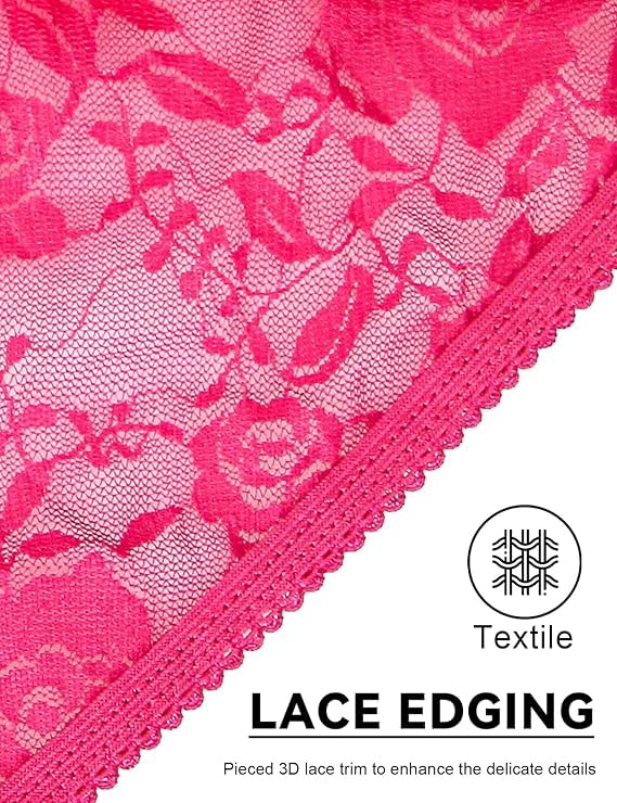 Französische Unterhosen für Damen in Übergröße, durchsichtige Spitzen-Unterwäsche, Tangas, weiche, dehnbare, überkreuzte Schnürung, durchsichtige Hipster-Slips, sexy Höschen, hinten ausgehöhlte Slips,