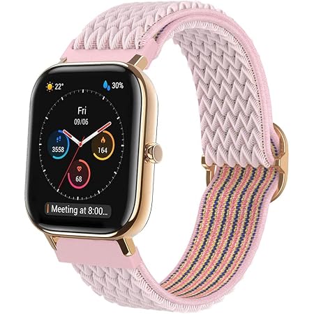Amazon.com: TRUMiRR Correa para mujer Amazfit GTS/GTS 3 / GTS 2e / GTS 2  Desert Gold Smart Watch, correa de acero inoxidable tejida de malla de  liberación rápida, pulsera femenina para Amazfit