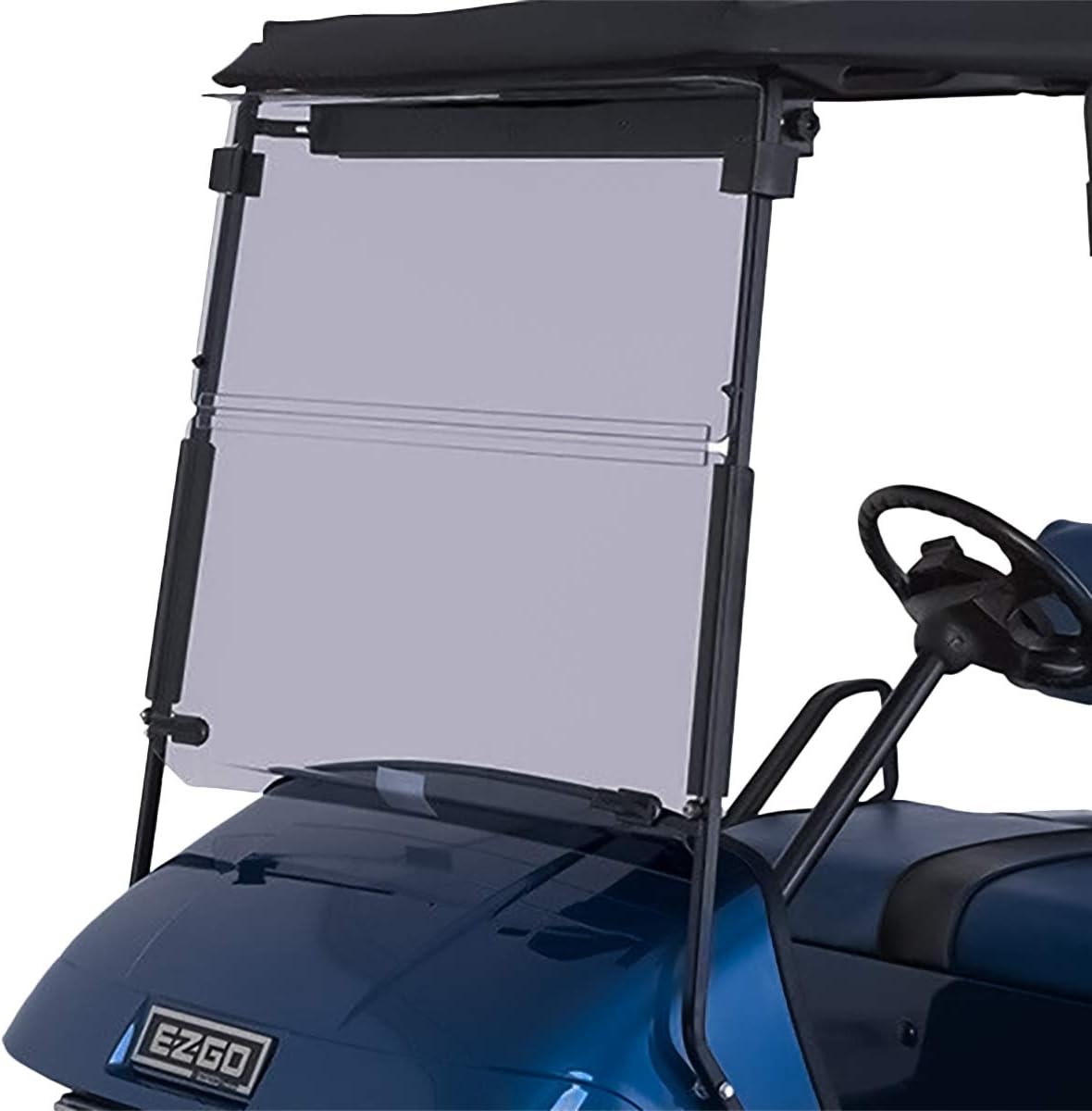 Tinted Foldable Windshield Compatible with EZGO TXT Medalist Golf Carts 1995 & Up