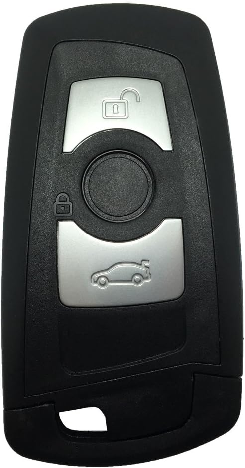 Horande Replacement Keyless Entry Smart Key Fob Cover fits for BMW 1 3 4 5 6 7 Series X3 X4 M5 M6 GT3 GT5 Remote Control Key Fob 3 Buttons