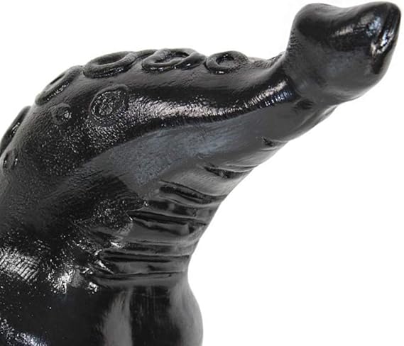 Consolador (20,5 x 9,0 cm), diseño de pulpo, color negro ...