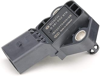 BOSCH 0281002976 Original Equipment Boost Pressure/Manifold Absolute Pressure (MAP) Sensor - Compatible With Select Audi A3; Bentley Mulsanne; Porsche Macan; Volkswagen Beetle, Golf R, Jetta