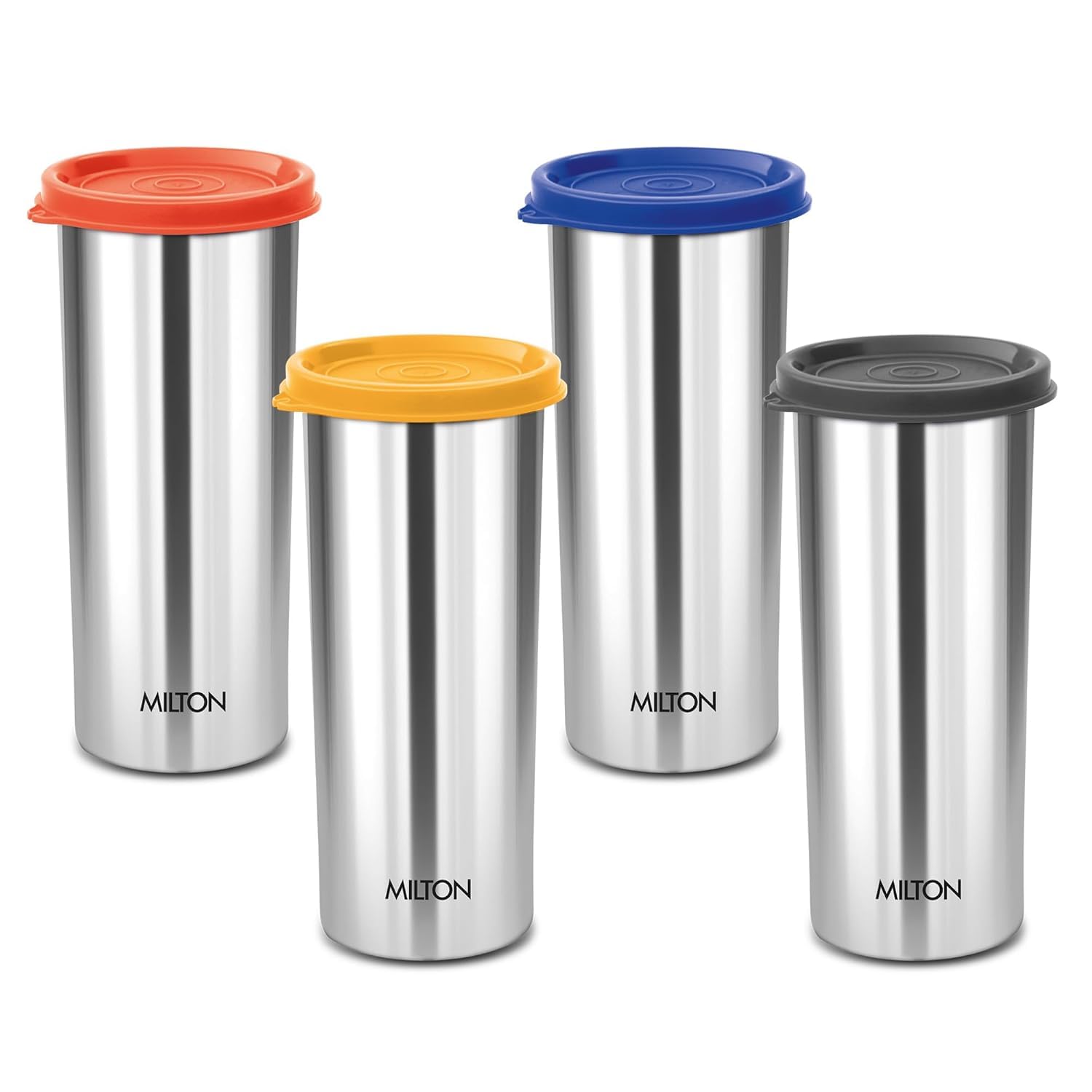 MILTON Stainless Steel Tumbler with Lid, 530ml, BPA Free Water Tumbler, Leak Proof, Office Tumbler, Rust-Free, Easy Grip, Easy to Carry, Travel Bottle, Assorted (Lid Color May Vary)-image-24