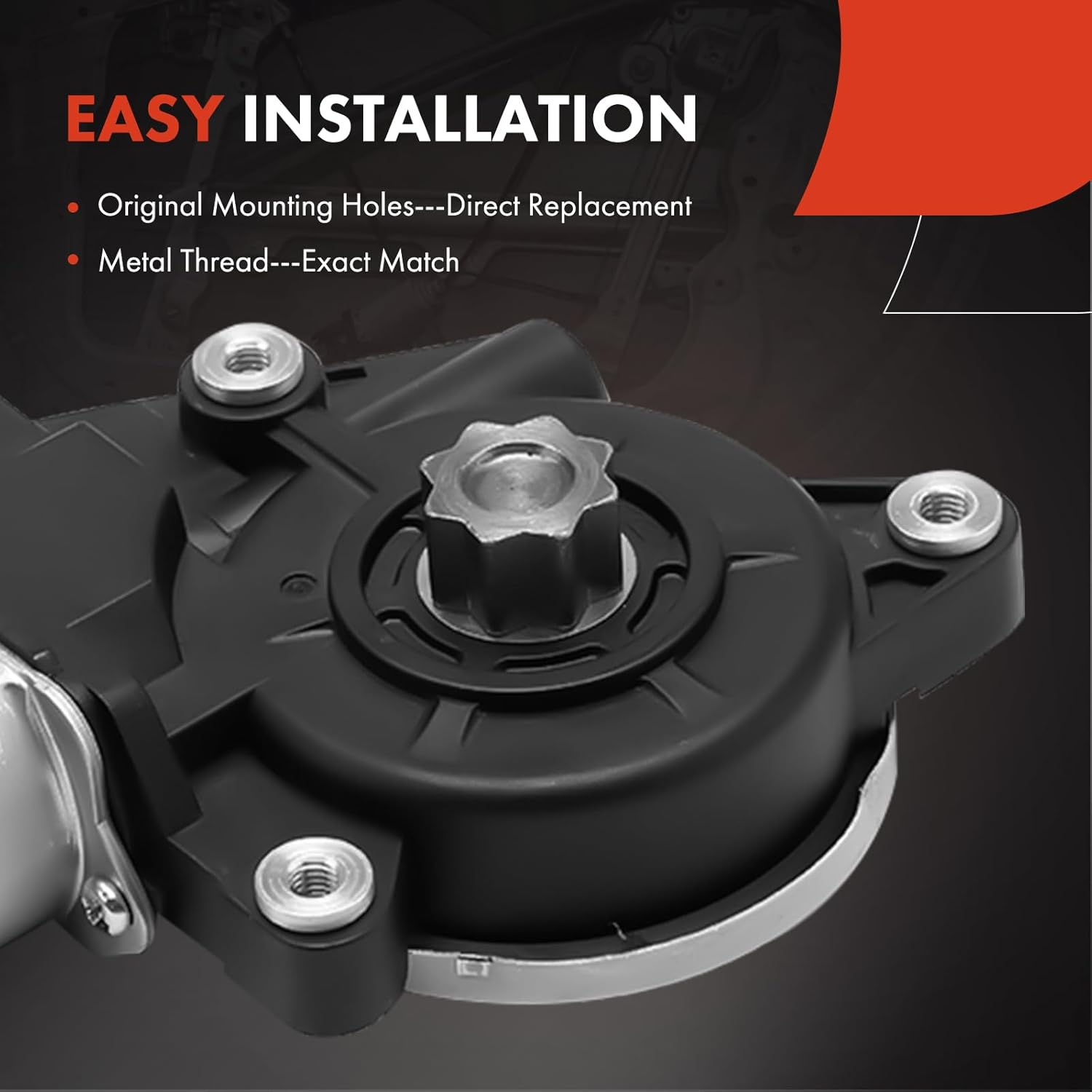 A-Premium Power Window Lift Motor Compatible with Honda Accord 2008 2009 2010 2011 2012, Sedan, Front Left Driver Side