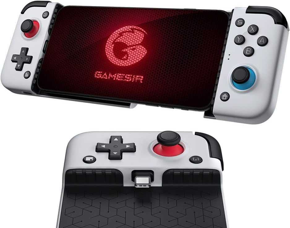 X2 Mobile Game Controller for Android Phone - Cloud, Stadia, Vortex Gaming Supported, 51° Movable Type-C Wired Joystick, Plug and Play E-Sports Gamepad No Battery, Clickable Analog Thumbsticks