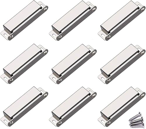 Miniatura 9 de Pestillo magnético para puerta, 90 libras de acero inoxidable magnético de alta resistencia para cocina, baño, armario, armario, clóset, puerta,