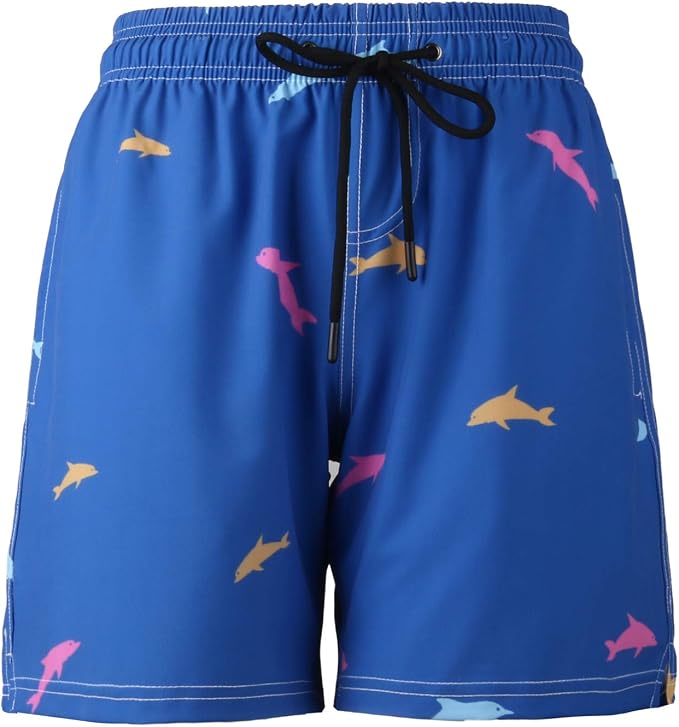 Ducomi Ron Costume Uomo Mare - Pantaloncini da Bagno e Piscina con Tripla  Tasca - Pantaloncino Corto ed Elastico ad Asciugatura Veloce - Boxer per  Nuoto, Beach Volley, Spiaggia e Surf (Dolphin,