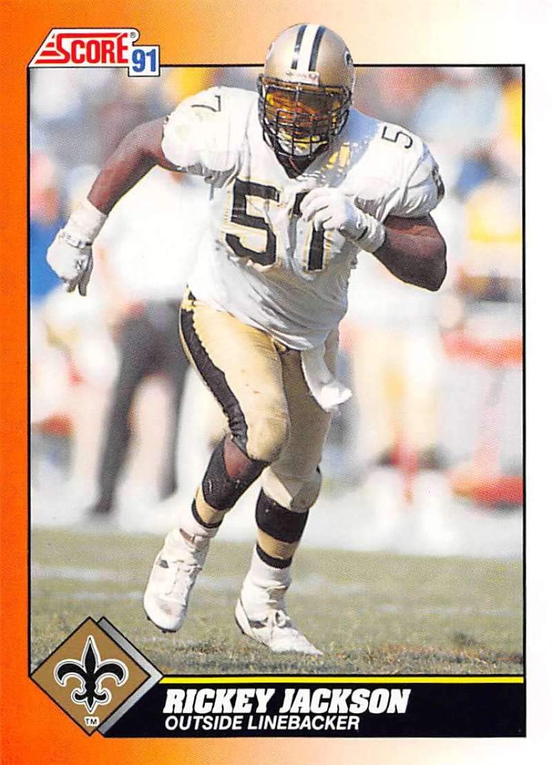 Amazon.com: 1991 Score Football #450 Rickey Jackson New Orleans