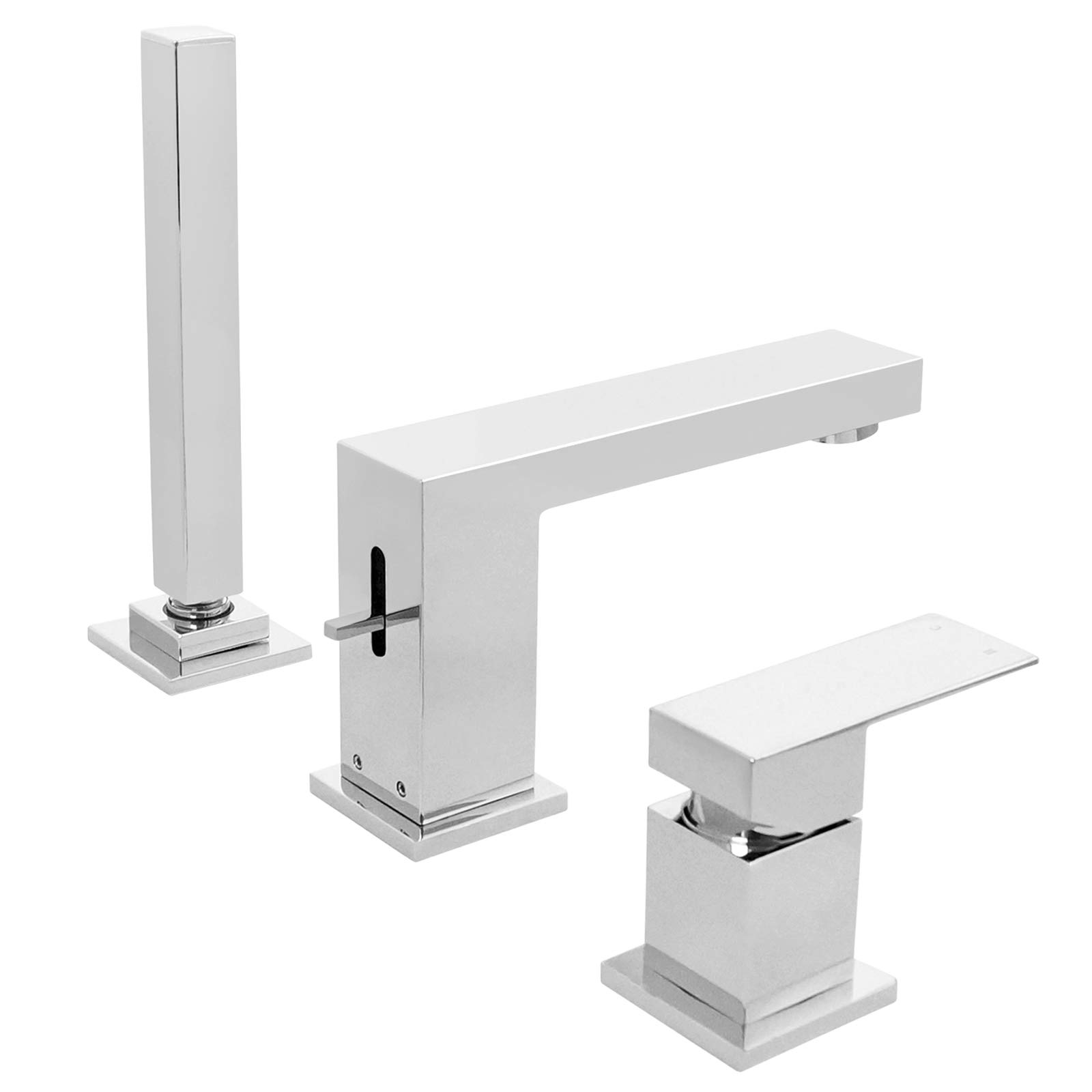 3-Loch Wannenrandarmatur WRA-75A Armatur für Badewanne Wannenrand