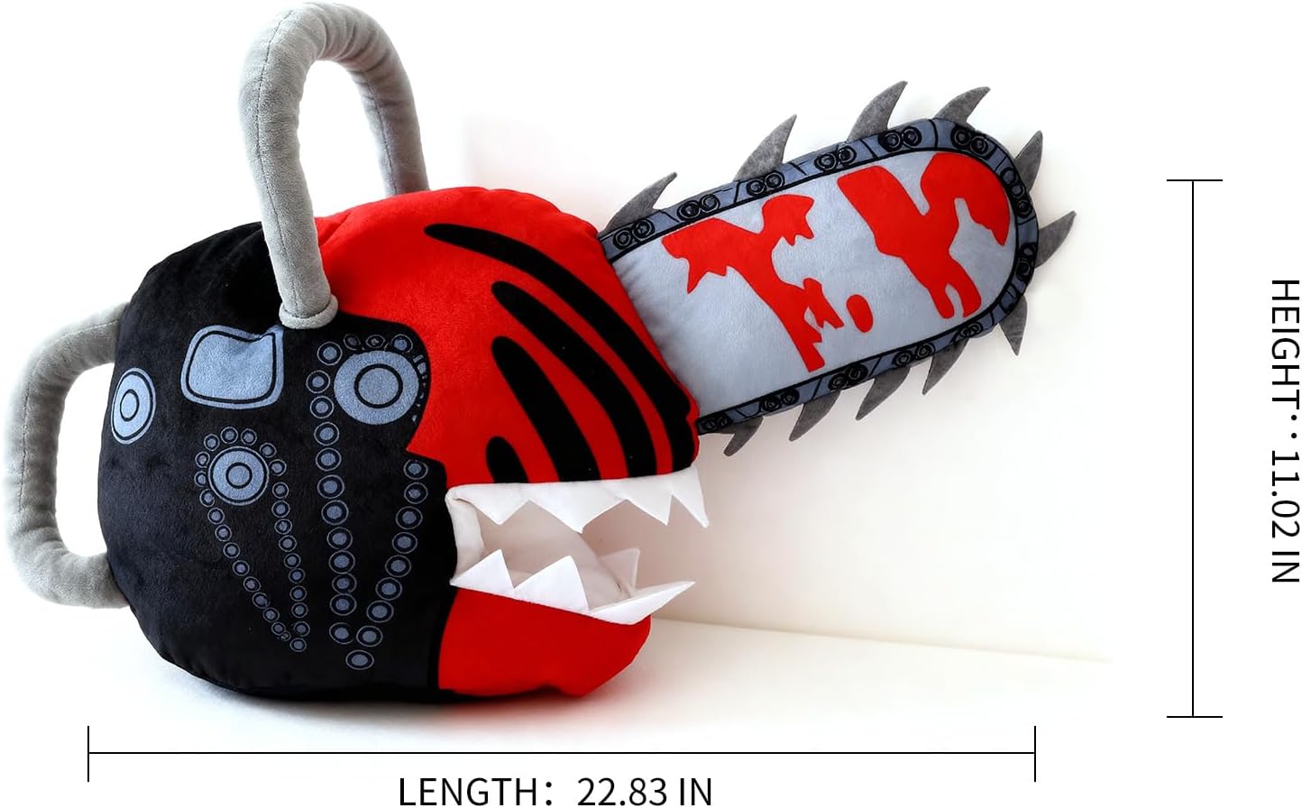 Chainsaw Man Headwear,Plush Fun Warm Hat Halloween, Christmas, Carnival, Birthday Party Dressing Headwear, Performance Hats for Adults