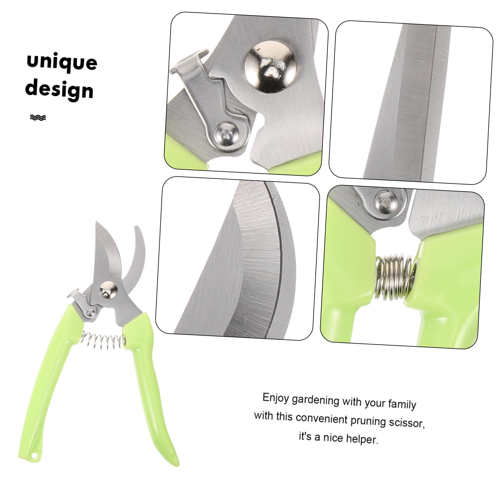 TOYANDONA 4 Sätze Gartenschneider Ergonomische Pflanzenschneider Für Präzises Trimmen Von Obstbäumen Und Pflanzen Gartenwerkzeug Mit Rutschfestem Für Müheloses 2 Stück * 4
