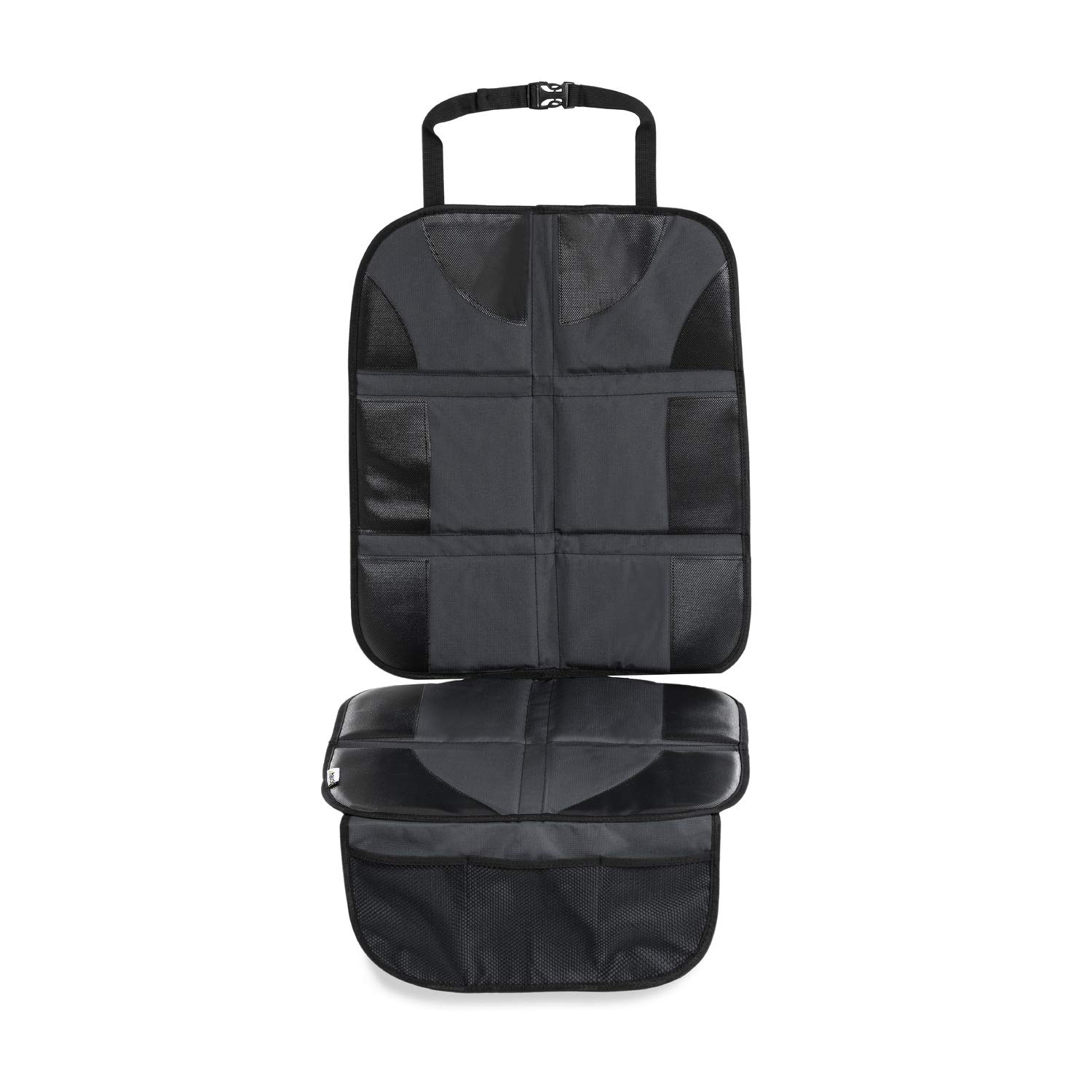 hauck Sit on Me Deluxe Schwarz Universal Kindersitzunterlage Autositzschoner 120 x 46 cm Isofix Wasserabweisend