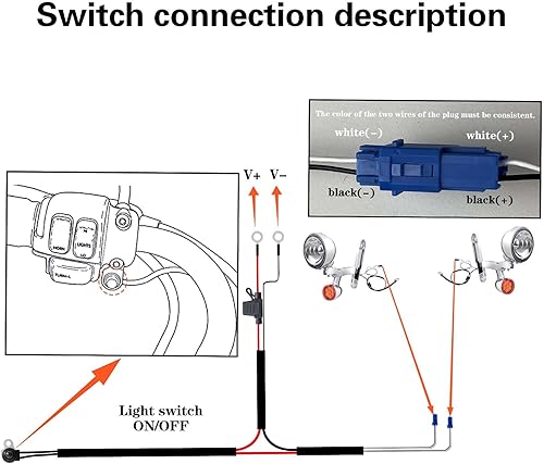 Miniatura 4 de Autosun Foco auxiliar LED de 4-12 pulgadas, luz de paso con soporte de cubo de vivienda, lámpara de señales de giro de bala de 4.5 pulgadas, kit de
