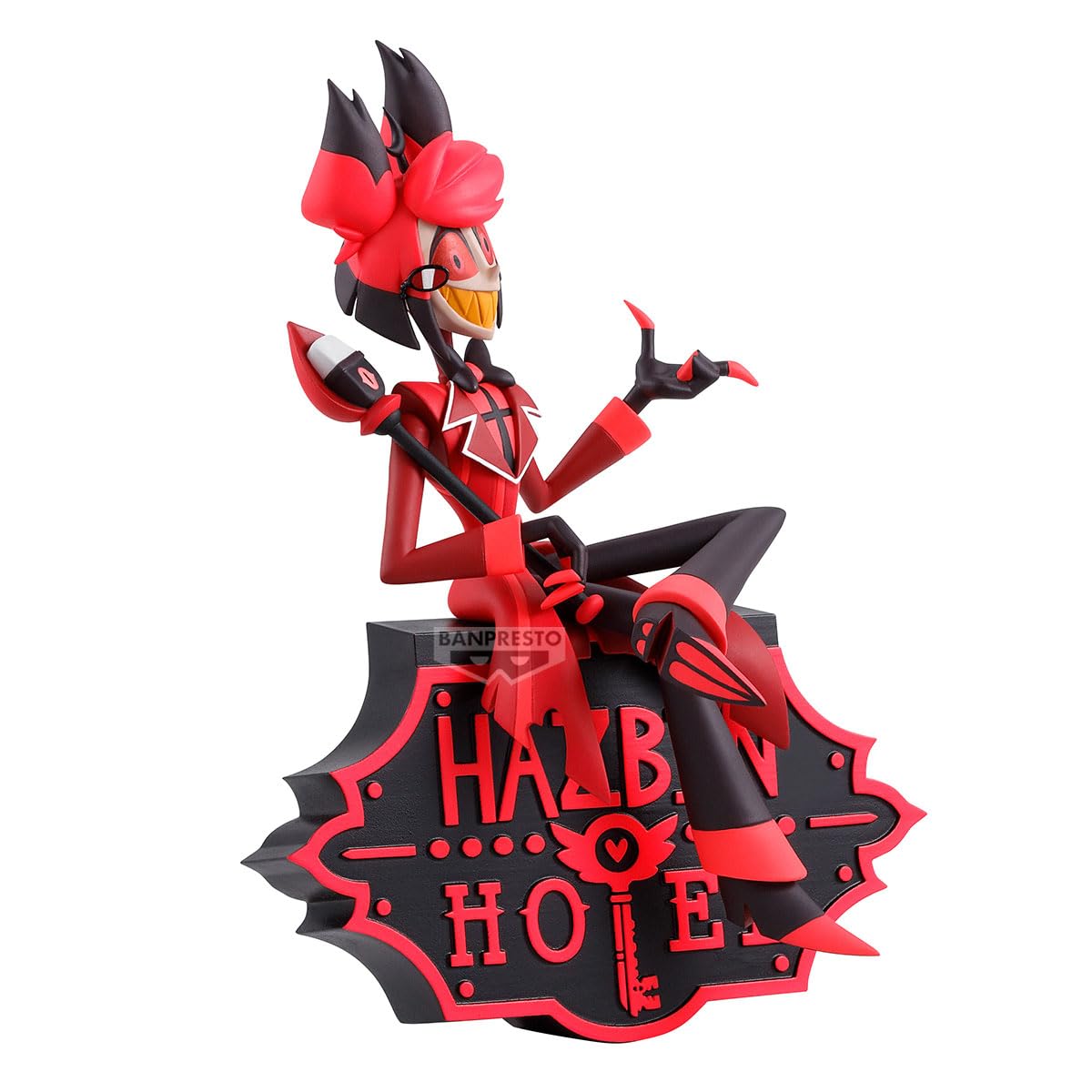Banpresto Alastor Hazbin Hotel Actionfigur, Monitor Top (Ver.A), 17 cm, BP29780P, Mehrfarbig, Sammelfigur, ideal für Anime-Fans