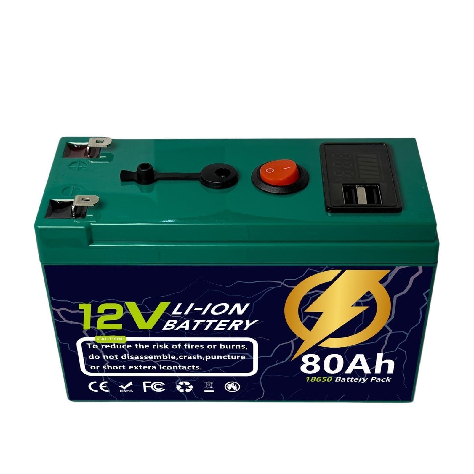 Batería De Iones De Litio De 12 V Y 150 Ah BMS Integrada 4000 Ciclos O Más