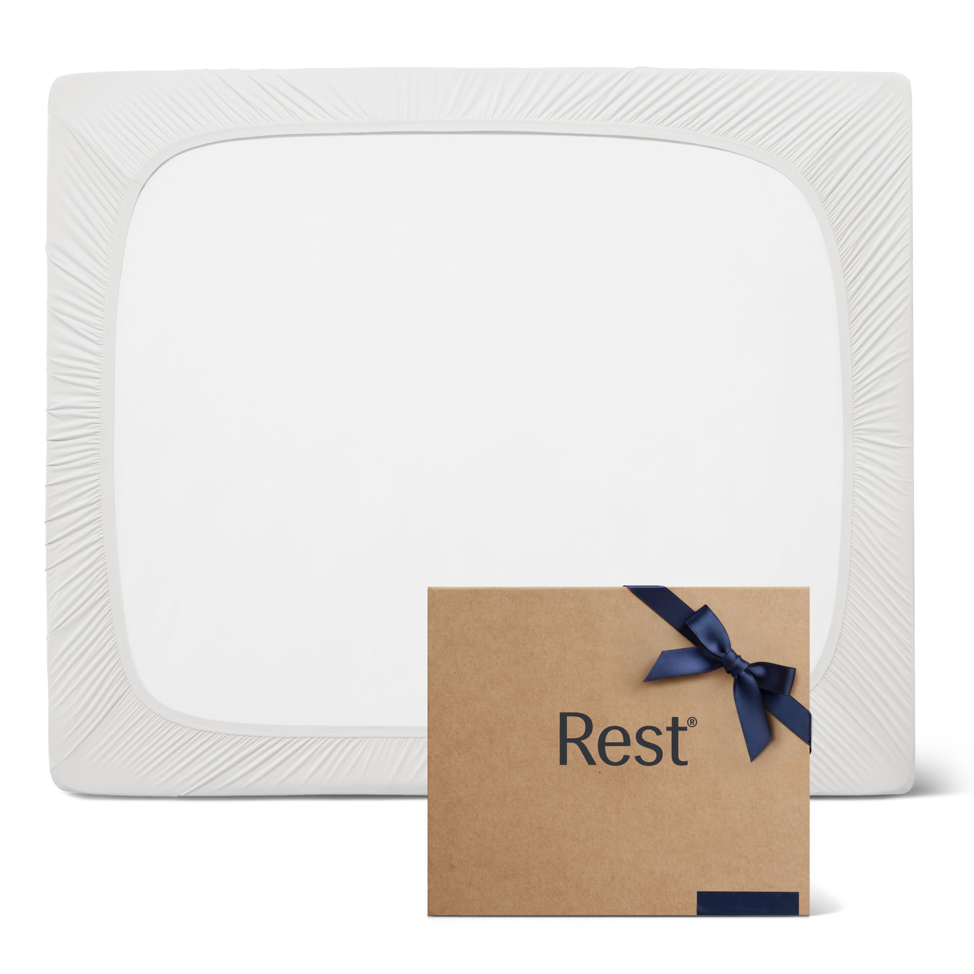 Evercool®+ Cooling Fitted Sheet, King-Size 15’’Deep(Stretched up to 18’’) Silver Infused Cooling Bedding for Hot Sleeper and Night Sweat, for Fresh and Hygienic Sleep, Arctic White, King