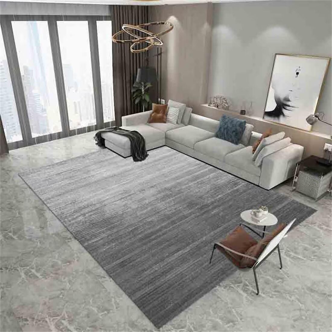 Tapis de chambre enfant fille antidérapant et facile d'entretien