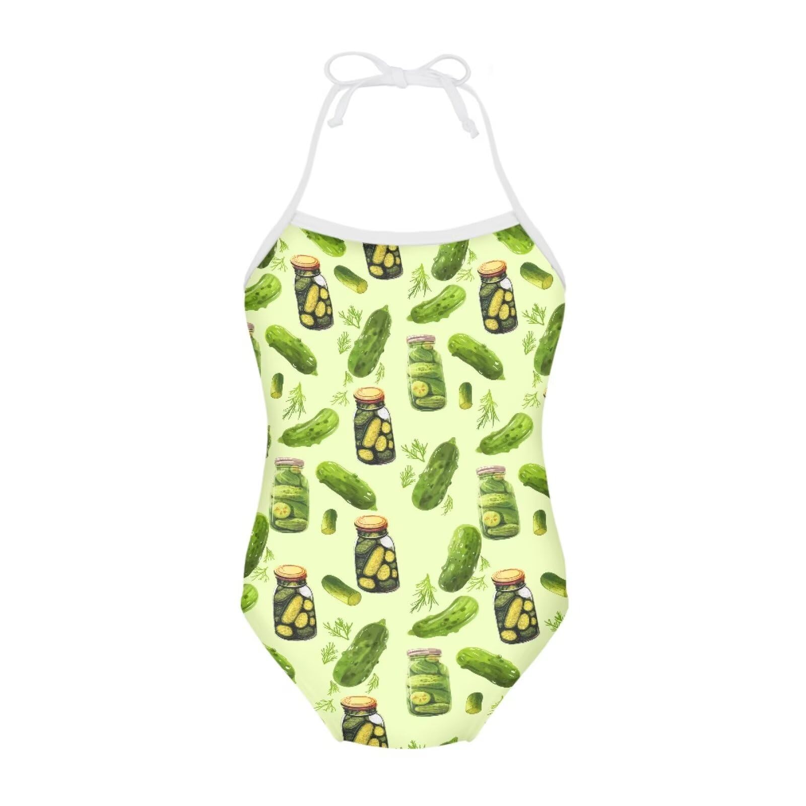 ELEQIN Cartoon Animal Cute Girls One Piece Swimsuit Adjustable Swimwear for 3Y-10Y