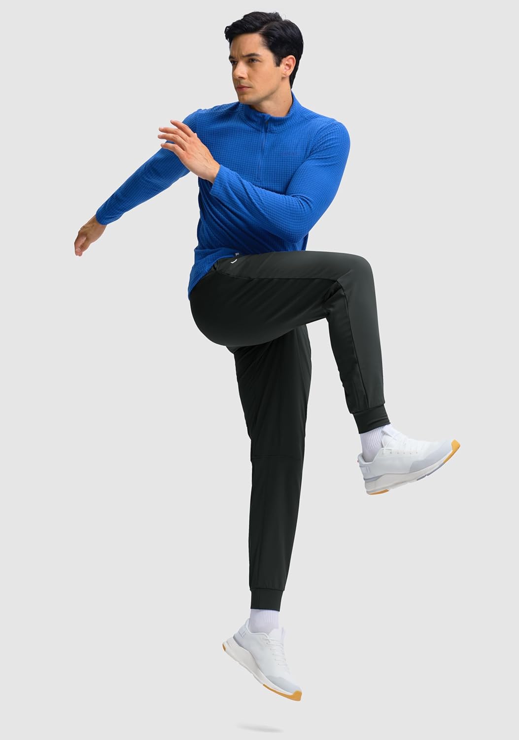 G Gradual Men's Fleece Lined Athletic Pants with Zipper Pocket Winter Warm Joggers Water Resistant Running Sweatpants for Men - Image 6