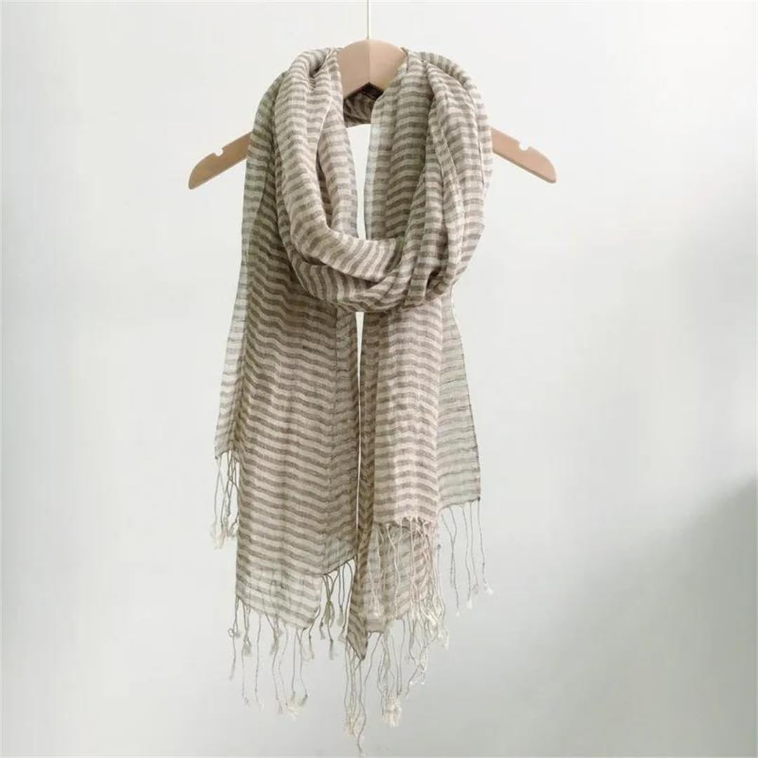 Women's Scarf Plaid Shawl Lightweight And Breathable Neck Wrap Suitable For Muslim Headwear And Everyday Fashion