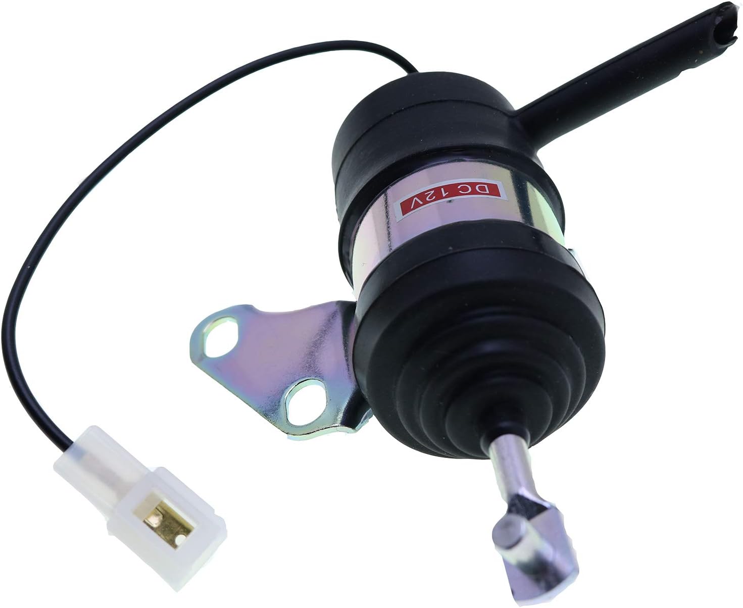 Solarhome Fuel Shut Off Solenoid 16851-60010 Compatible with Kubota Mower B7410D BX1500D BX1800D BX1830D BX2230D ZD18 ZD21 ZD221 ZD323 D722 Engine 12V