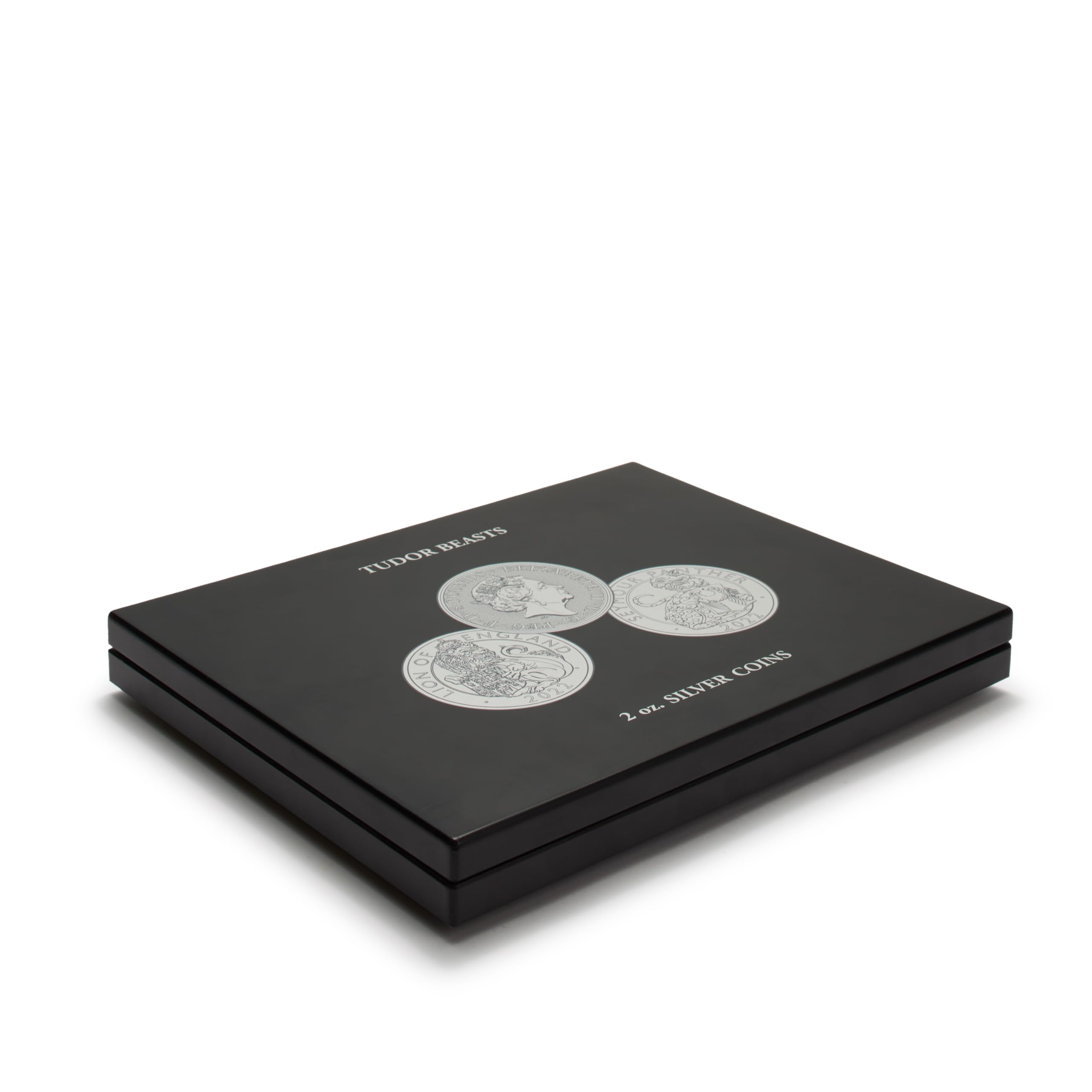 Leuchtturm368022 Estuche para Monedas Volterra - para 10 Monedas de Plata 2 oz Bestias Tudor - sin cápsulas