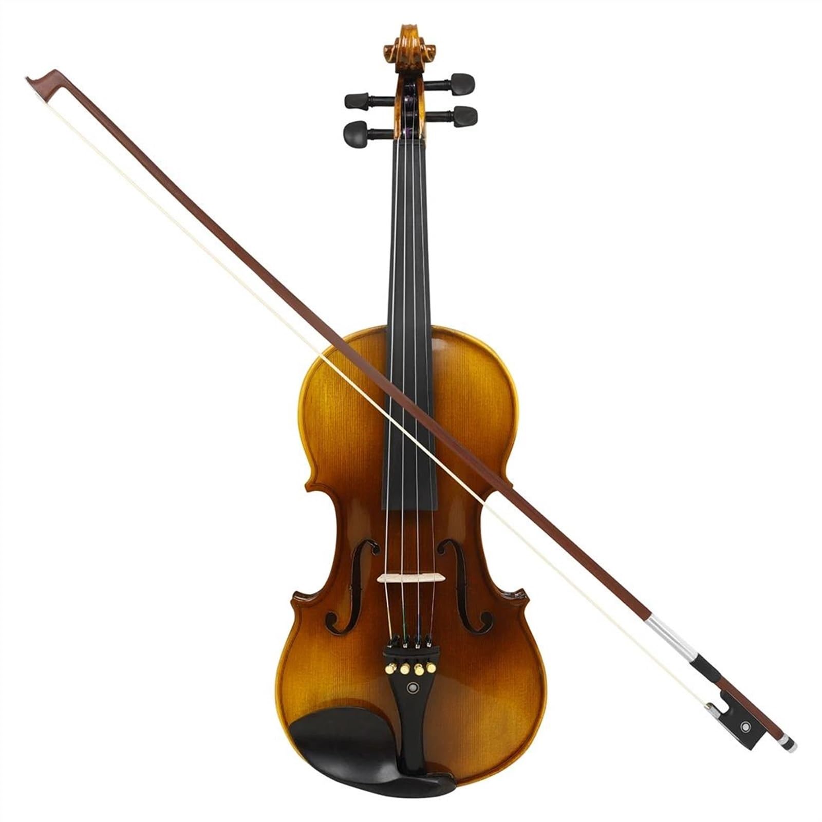 Violine 4/4 Violine Natürliche Akustische Violine Geige Im Retro-Stil Mit Koffer Bogen Schulterstütze Zubehör