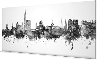 Strasbourg France Skyline Box Canvas Print -16549