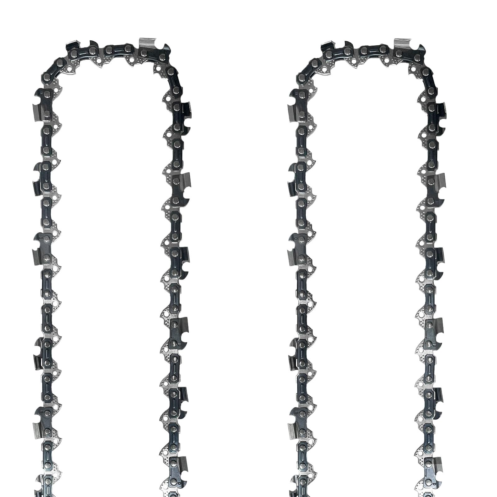 2 x Sägekette 30 cm 3/8'' 1,1 mm 45 TG, Kettensäge Kette kompatibel für FORTEXXA 18/30, kettensägenketten kompatibel mit Ryobi OCS1830, kette für Dewalt DCM565N