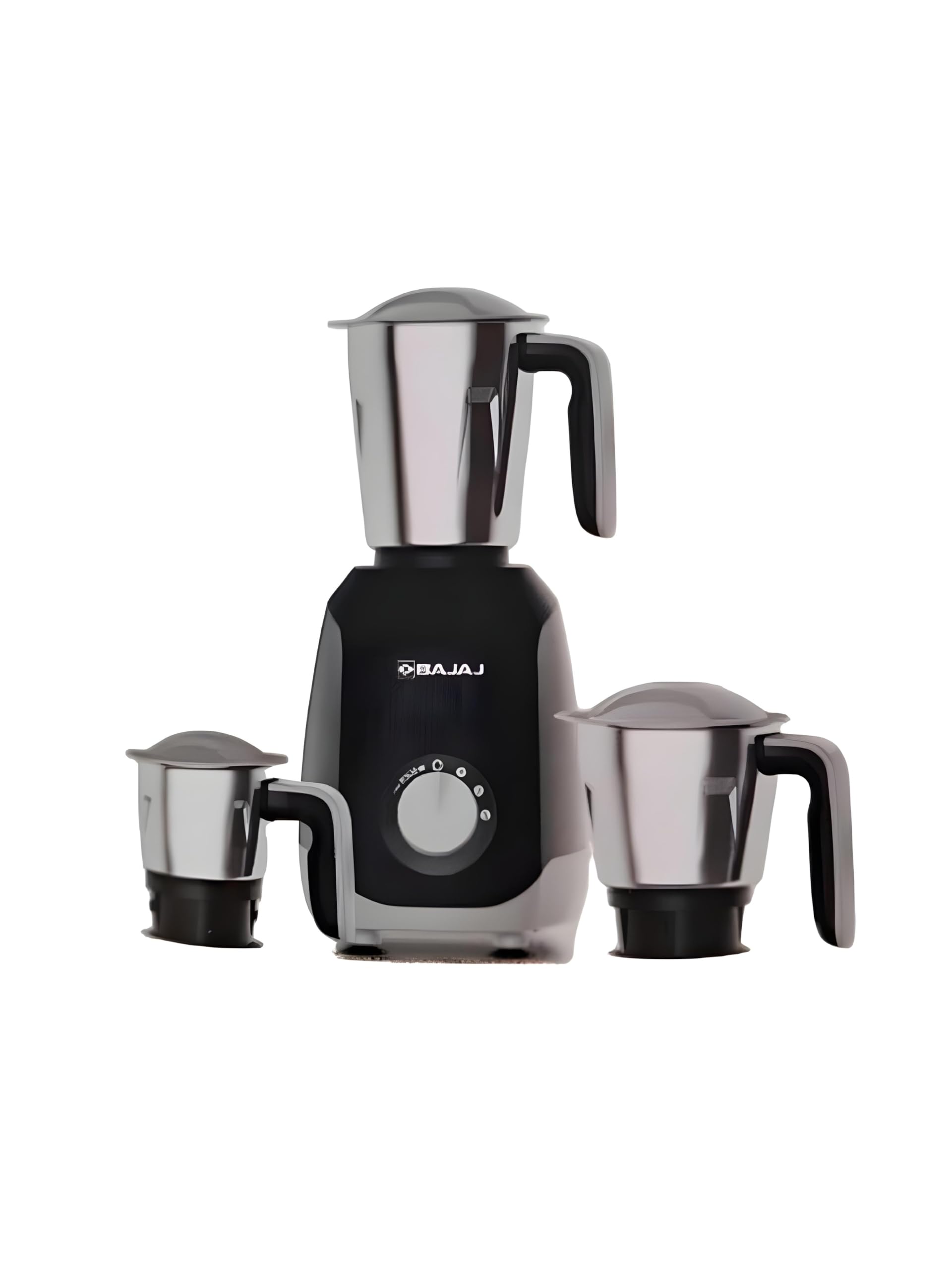 Bajaj Ninja Elegance 500W Grinding Appliance for Indian Kitchens | 3 Stainless Steel Jars for Wet & Dry Use | Heavy-Duty Motor with Overload Protection | Compact & Elegant Design