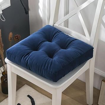Seat Pads 40x40cm Dining Seat Cushion, Soft Outdoor Garden Pearl Cotton Chair Cushion, Comfortable Chair Pads for Dinner Chair Office Chair Chaise LoungeV,40 * 40cm
