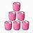 Baisunt 6 Pack 2 Inches Cohesive Bandage Self Adhesive Wrap Elastic Self Adherent Vet Wrap Breathable Self Stick Tape for Wrist, Ankle, Sports, Tatoo Wrap(5 Yards, Pink)