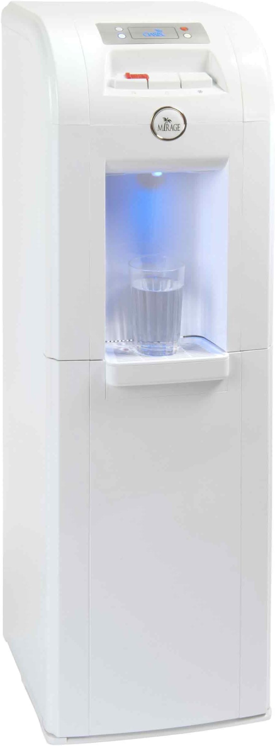 Oasis MIR301D-2 WHI Mirage Bottom Bottle Load Water Cooler with Option to Convert to Bottleless Cooler, White