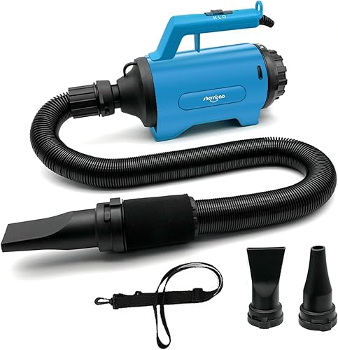 shernbao Ventilador de alta velocidad para secadora de automóviles y motocicletas Aspiradora portátil para detalles y limpieza automática de polvo