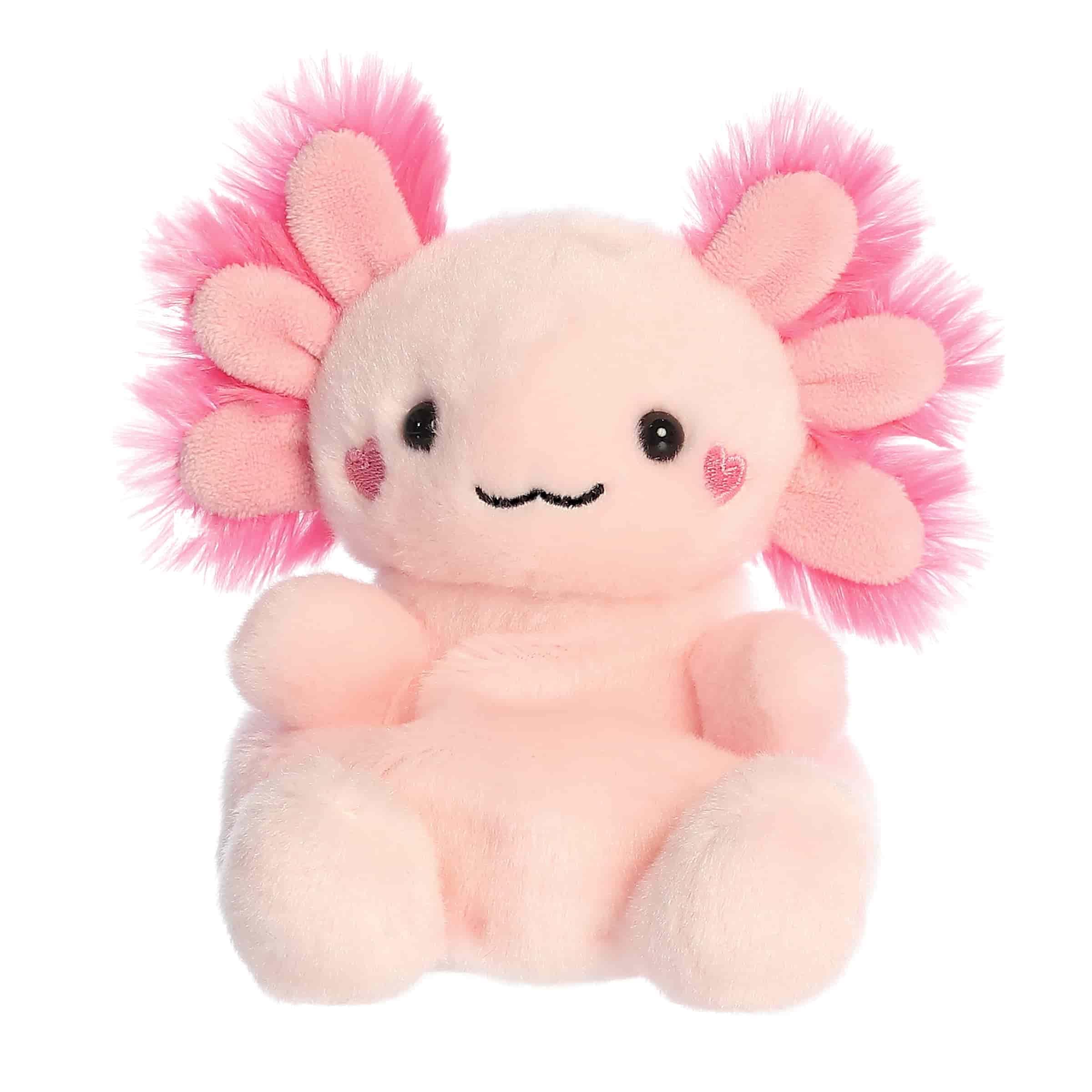 Amazon.com: Aurora Adorable Palm Pals Xena Love Axolotl Stuffed