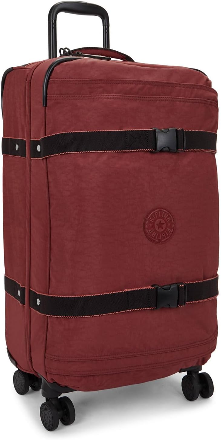 Kipling Women's Spontaneous Medium 4 Wheel LuGGage Flaring Rust