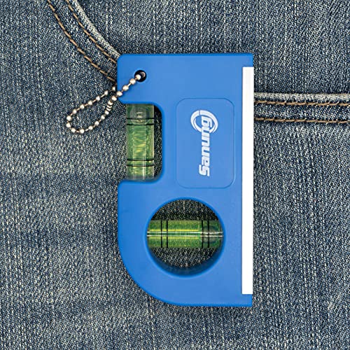 Sanung 4Pcs Portable Mini Spirit Levels With Magnetic Base Small Pocket Bubble Measuring Levels Keychain Horizontal Vertical Leveler With Storage Bag For Carpentry Tripod Wall Clock #TOP6