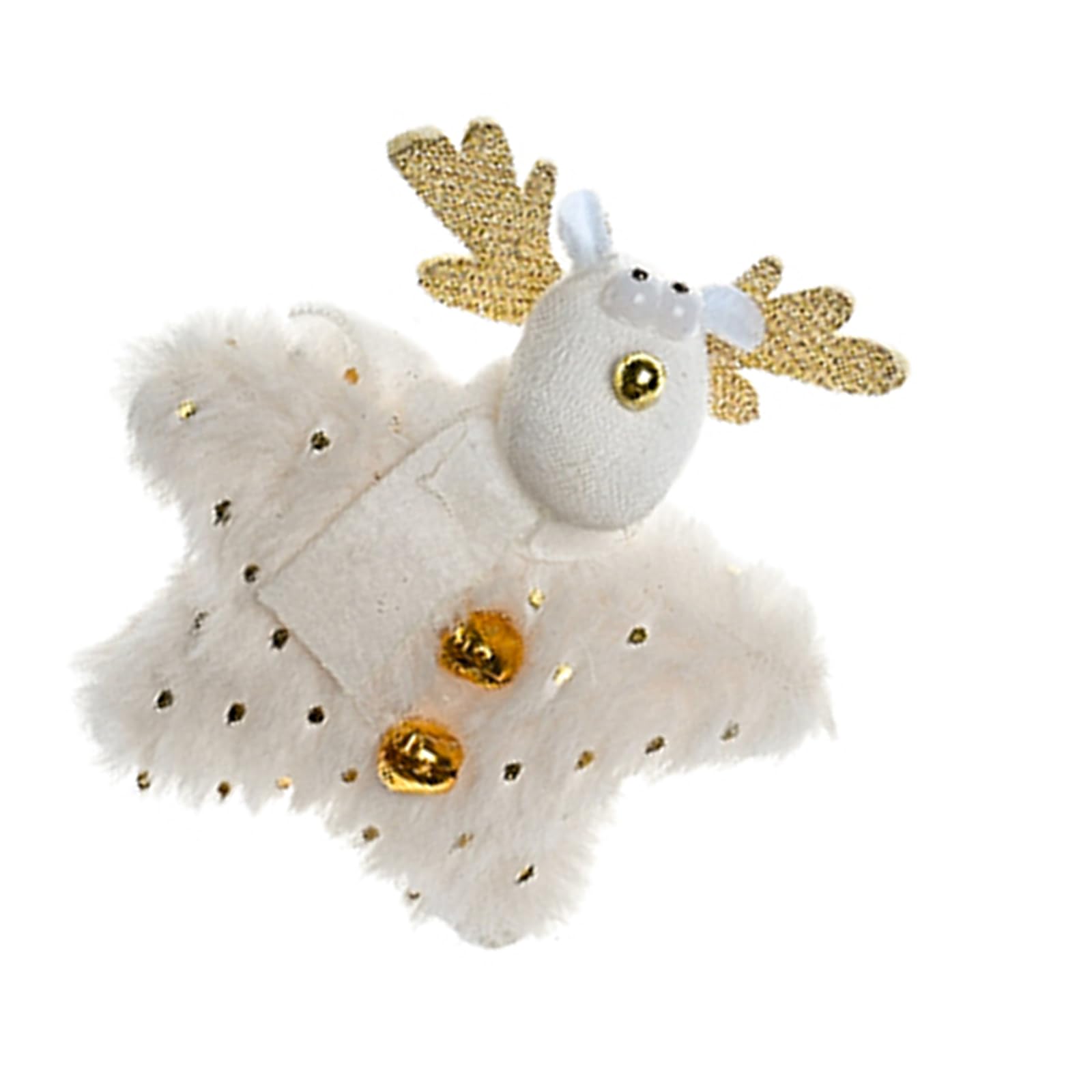 Tsophreniq Santa Reindeer Plush Ornament, Hanging Christmas Decor for Indoor Outdoor Tree Mantels Door Soft Holiday Hanging Ornament Plush Festival Accessories