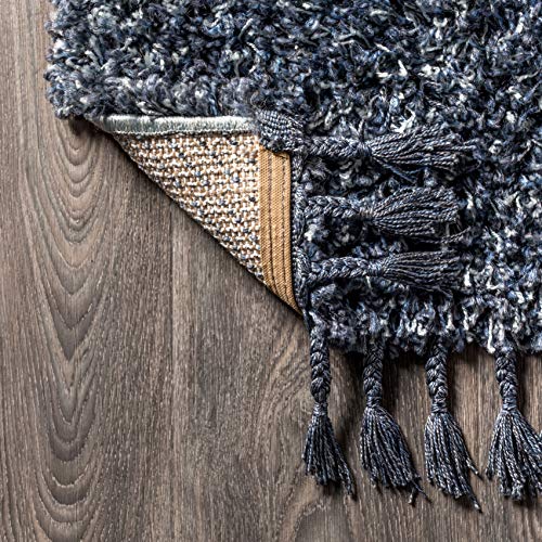 image for JONATHAN Y MCR100C-8 Mercer Shag Plush Tassel Indoor Area-Rug Bohemian