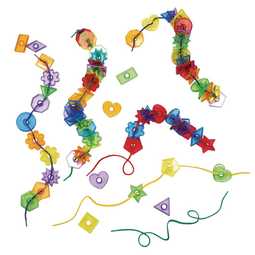 Excellerations Translucent Lacing Shapes 78 Pieces
