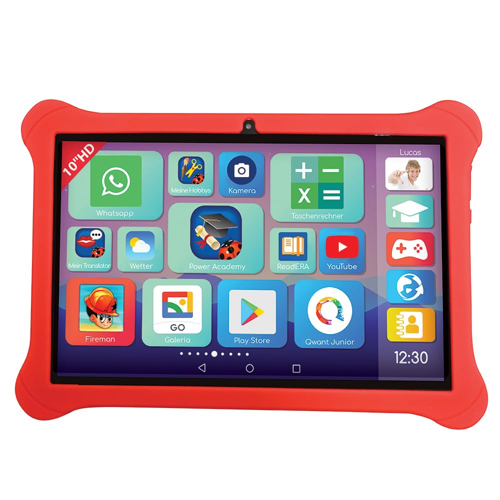 Lexibook, Lexipad® 10'', Tablet edutainment, Powered by Android™, Progettato per Tutta la Famiglia, contenuti educativi e Divertimento, Controllo Genitori, TLN10DE