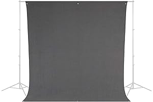 Westcott Scrim Jim Cine Wrinkle-Resistant Seamless Backdrop 9' x 10' (2.75 x 3.05m) Neutral Gray