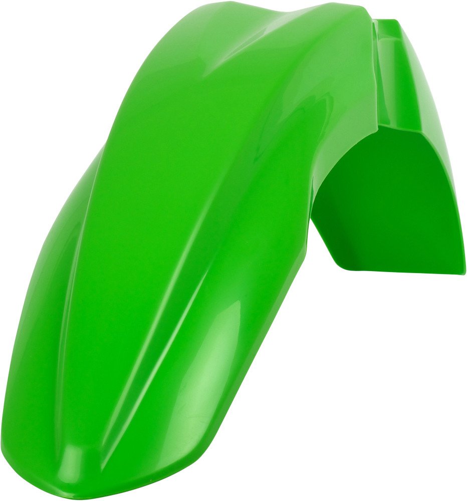 Polisport 8573800001 - Parafango Anteriore Replica Oem Realizzato In Plastica Lucida Durevole E Resistente Compatibile Con Le Moto Kawasaki In Colore Verde - 4