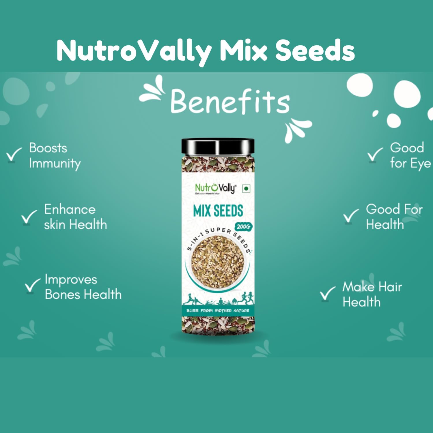 Review Nutrovally - 5 In 1 Mix Seeds For Weight Loss | Nutrients 4 Review Nutrovally - 5 In 1 Mix Seeds For Weight Loss | Nutrients