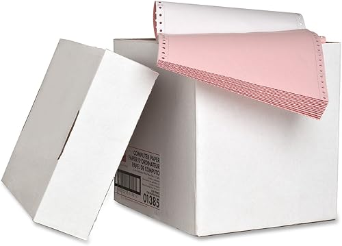 Sparco Papel continuo de impresión matriz de puntos, colores surtidos 9 12 x 11 pulgadas.