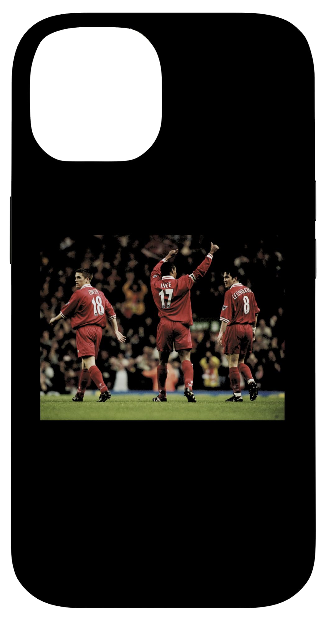 Liverpool Paul Ince Celebrates Goal 1998 Football World Cup Case for iPhone 14