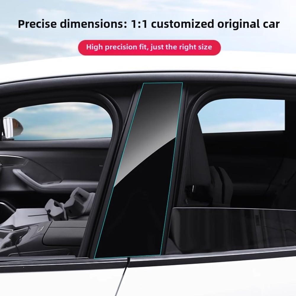 Pellicola protettiva PPF per carrozzeria auto B C, pellicola protettiva in TPU trasparente, per Mercedes Benz Classe -C W204 2014-2023 (trasparente)
